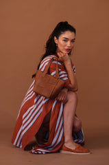 CARMEN BASKET BAG // CAMEL