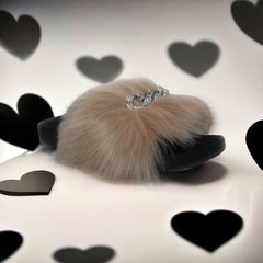 Michaela V Pupa Slippers Tan