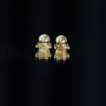 November Birthstone Earrings with Marquise Cut Citrine