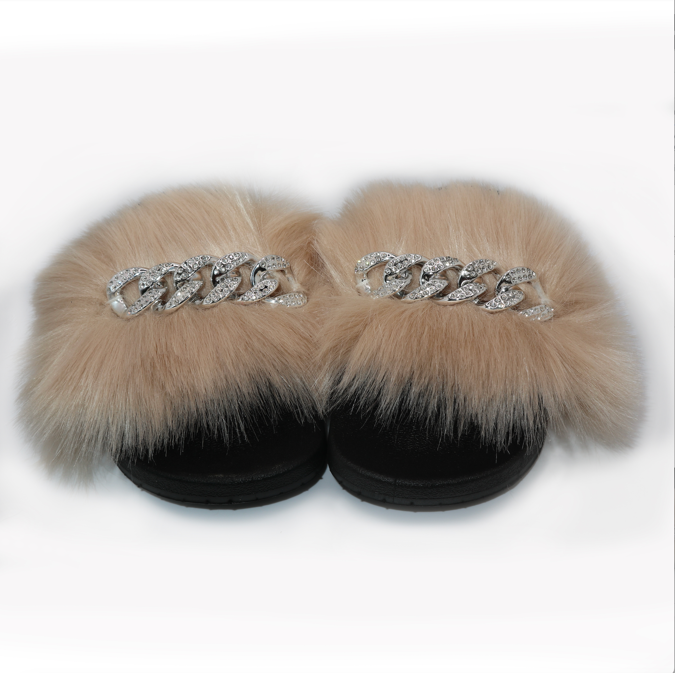 Michaela V Pupa Slippers Tan