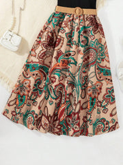 Children's Printed Short Sleeve Dress