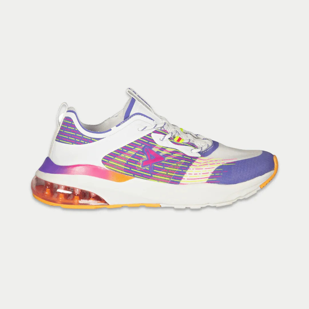 LA Gear Women's Artesia Lowtop | White x Purple x Orange
