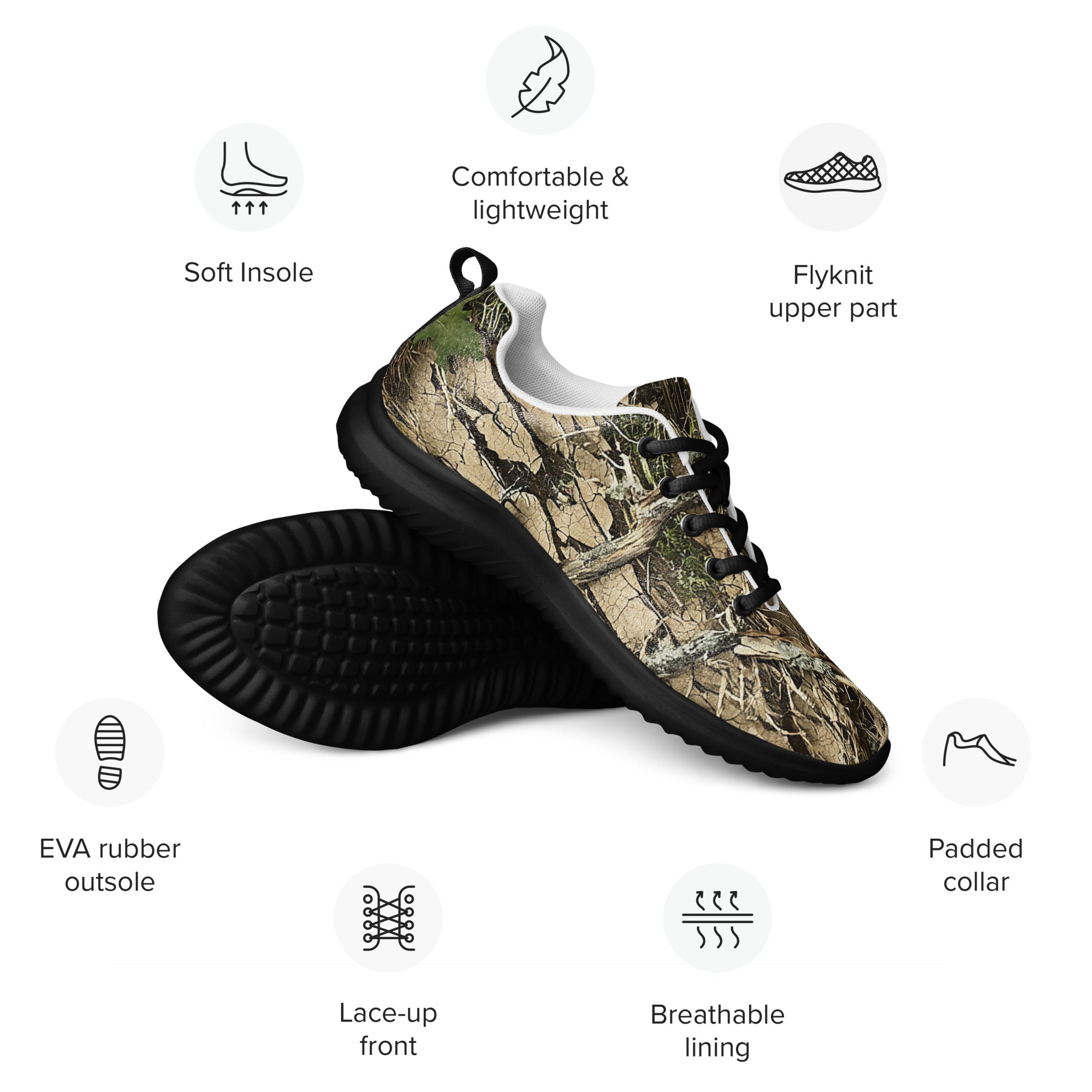 The Casual Camo Company Men’s Athletic Shoes