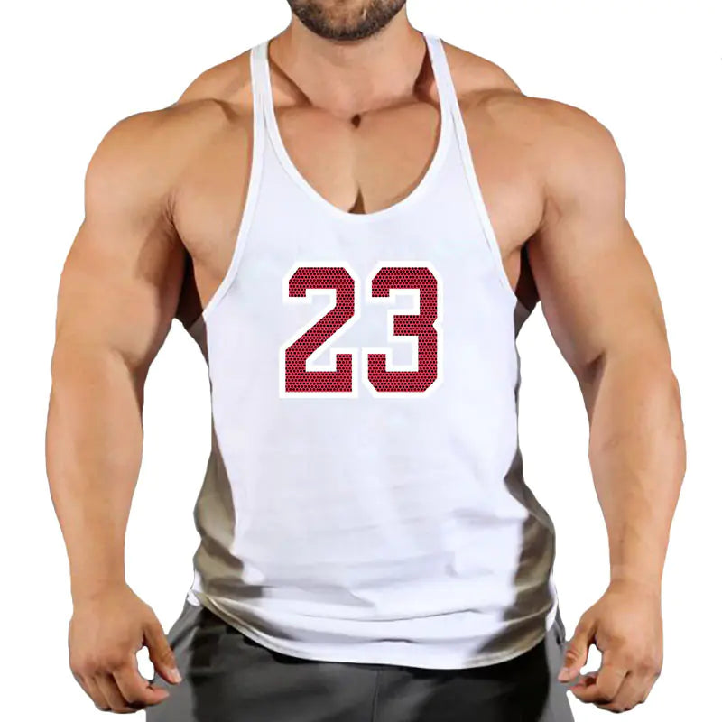 Men's Breathable Cotton Gym Training Vest