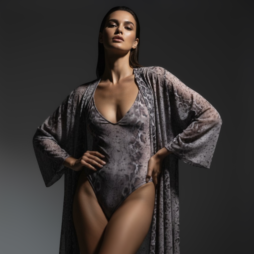 Luxe Beach Kimono / SNAKE